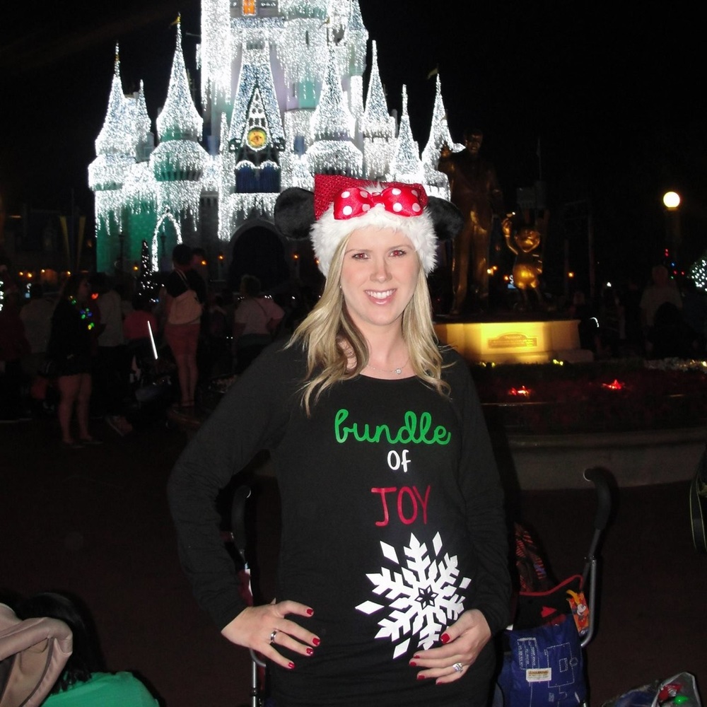 "Bundle of joy" long sleeve maternity size large